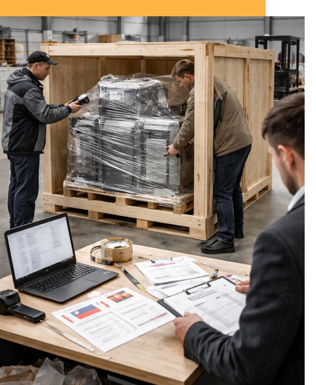 Доставка промышленного оборудования из США от 67633 руб