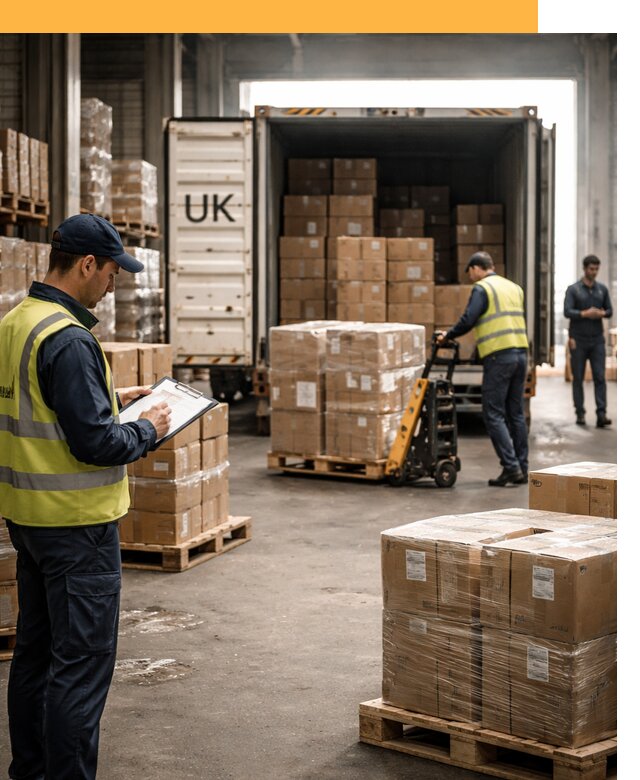 Доставка грузов из Великобритании с таможенным оформлением от 13006