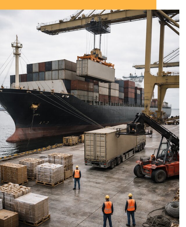 Морские перевозки из Индии: доставка FCL/LCL, таможня от 124860