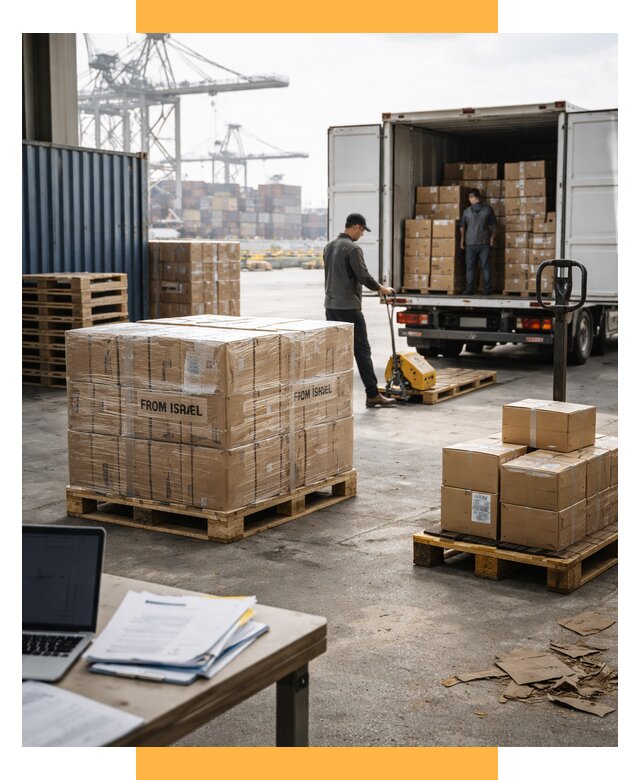 Доставка грузов из Израиля от 15608 р., логистика от СетСервис-Сгж