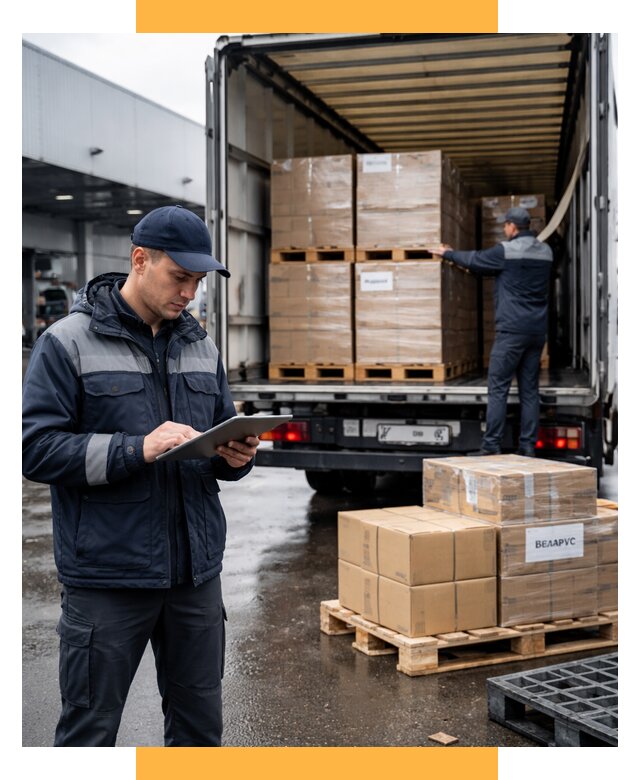 Доставка грузов из Беларуси от 15608 р. логистика СетСервис-Сгж