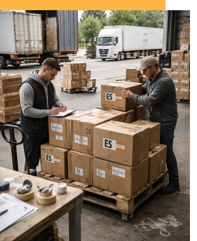 Доставка грузов в Испанию автотранспортом от 36418 руб