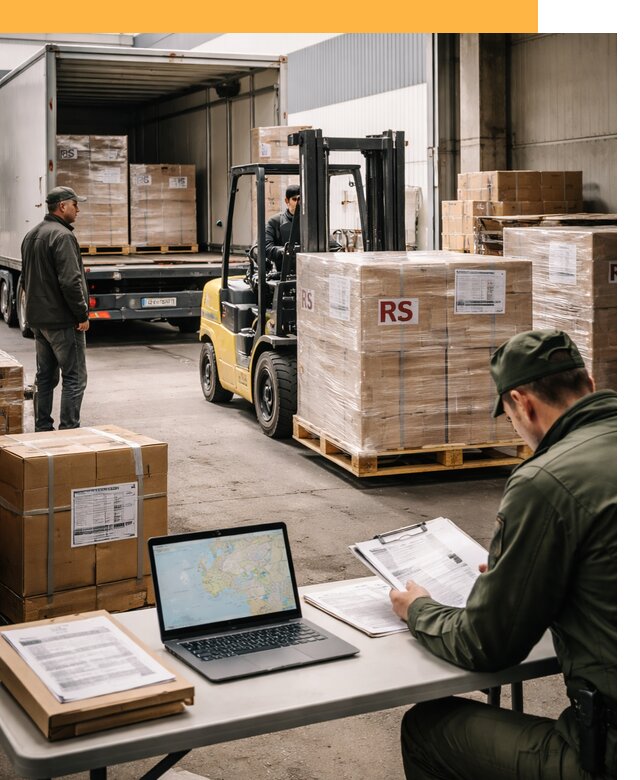 Доставка грузов в Сербию от 46823 руб, международные перевозки