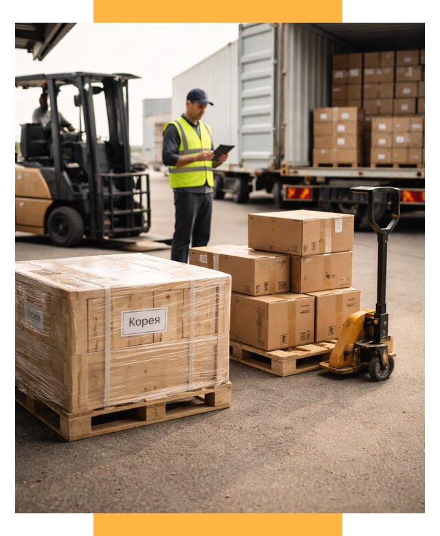 Доставка грузов в Корею из России от 36418 р. | СетСервис-Сгж