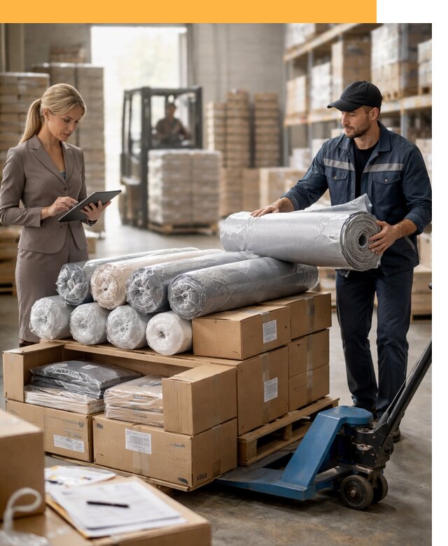 Перевозка текстиля по миру от 15608 руб. с таможней и страхованием