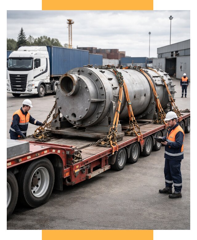 Перевозка тяжеловесных грузов под ключ от 156075 р. | СетСервис-Сгж