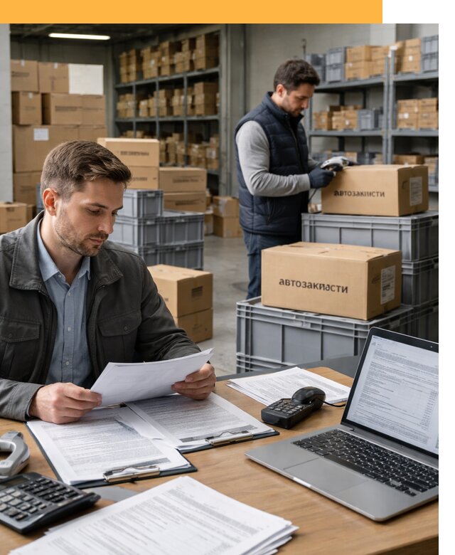 Таможенное оформление автозапчастей по выгодным тарифам от 8844