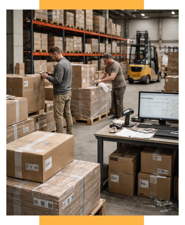 Склад консолидации в Европе от 6763 р., услуги СетСервис-Сгж